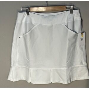 Tail Golf Skort Womens 10 White Pleated Hem UPF 50 Activewear GX4566-120X NEW
